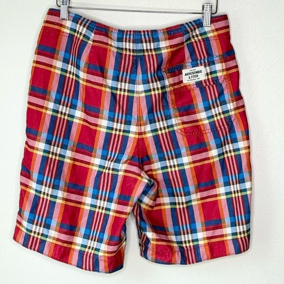 Abercrombie & Fitch Vintage Plaid Swim Trunks - Men’s US MD - Picture 2 of 9